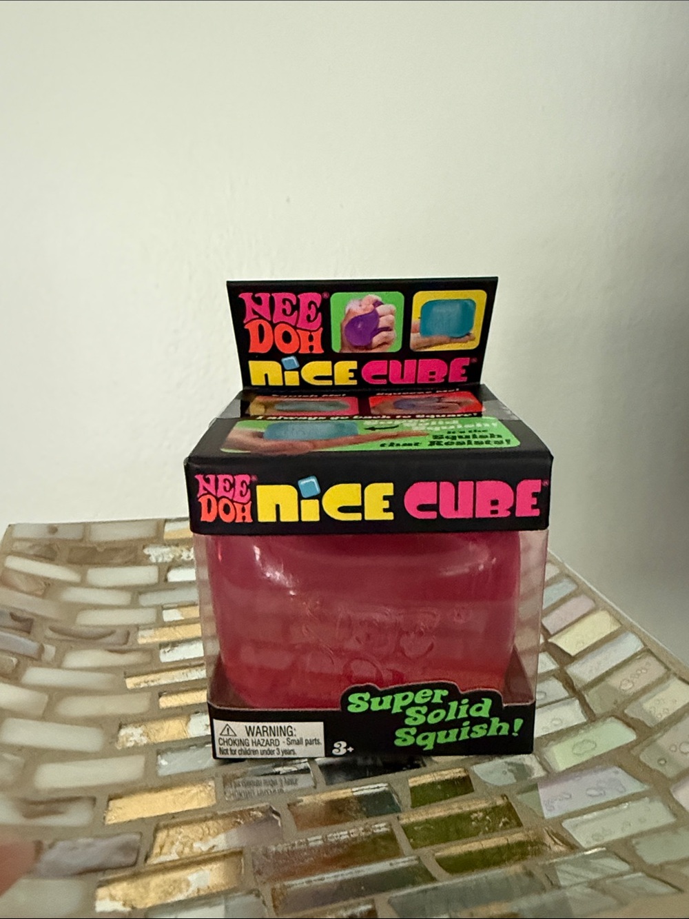 🔥 VIRAL Nee Doh Nice Cube -PINK 💗